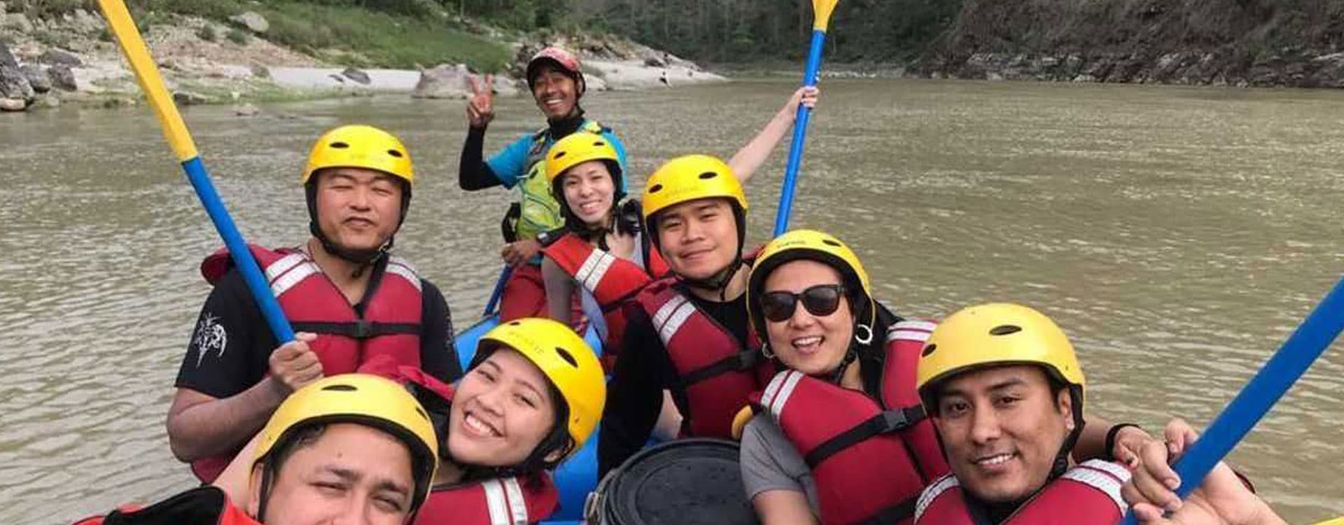 Trishuli River rafting in Nepal