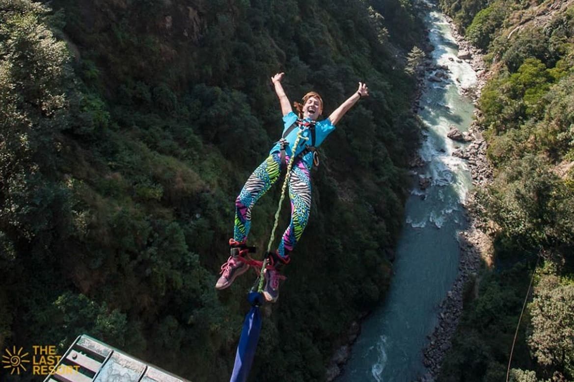 Bungee jumping in Nepal Last Resort