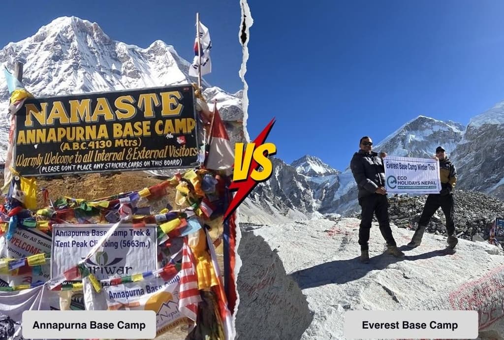 EBC vs ABC for First-Time Trekkers